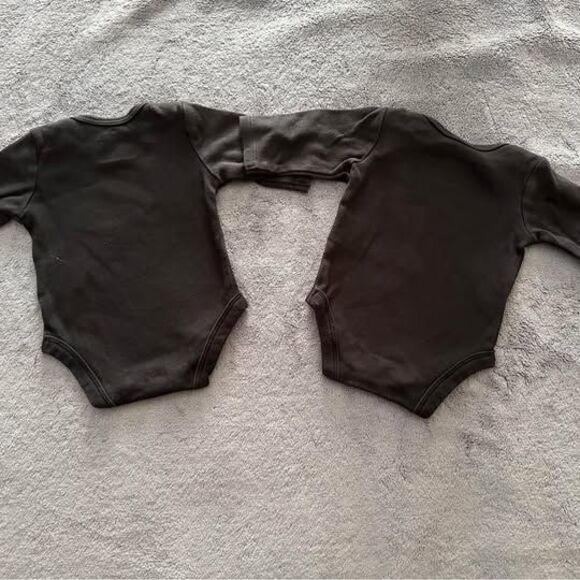 Twins- Baby Halloween Long Sleeve Onesies (Size: Newborn) - Picture 4 of 4